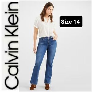 Calvin Klein Jeans Slim Boyfriend Medium Wash Jeans, size 14